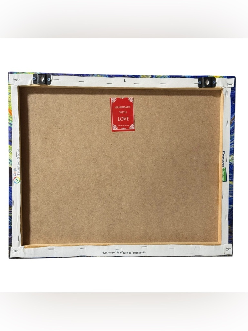 Starry Night Inspired Wall Art Print On solid framing - Picture 2 of 2